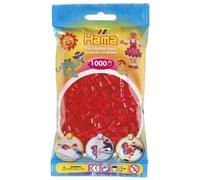 [207-05-2] Hama Lot de 2 Sachets de 1000 Perles à repasser midi 5 mm Rouge
