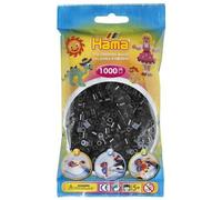 Perles à repasser Hama - Sachet de 1000 perles moyennes noires - Marque HAMA - A partir de 6 ans