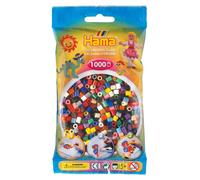 Hama – perles à repasser midi – 1000 perles – Mix 22 couleurs