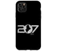 207 Portland Maine Code régional Nouvelle-Angleterre Portlander Carte Art Coque pour iPhone 11 Pro Max