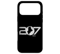 207 Portland Maine Code régional Nouvelle-Angleterre Portlander Carte Art Coque pour iPhone 17 Pro Max