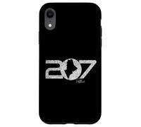 207 Portland Maine Code régional Nouvelle-Angleterre Portlander Carte Art Coque pour iPhone XR