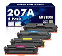 207A 207X Toner Compatible pour HP Color LaserJet Pro MFP M283fdw avec Puce