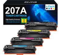 207A 207X Cartouche De Toner Compatible Pour Hp 207A 207X Pour Hp Color Laserjet Pro Mfp M283Fdw M283Fdn M282Nw M255Dw M255Nw W2210A W2210X W2211X W2212X W2213X Noir Cyan Jaune Mag[Marque648]