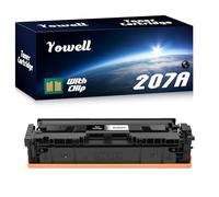 207A Toner noir avec puce de rechange compatible avec HP 207A W2210A Toner noir pour toner Color Laserjet Pro M283fdw, M282nw, M283cdw,M255dw, M255nw,1 x 207A Noir