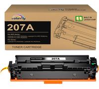 207A W2210A Toner Avec Puce Compatible Avec Hp 207A 207X W2210X Remplacement Pour Hp Color Laserjet Pro Mfp M283Fdw M255Dw M282Nw M283Fdn M255Nw (Noir × 1)[ENC944214]