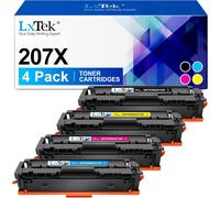 207X Compatible Cartouche De Toner Remplacement Pour Hp 207 207A 207X W2210X W2211X W2212X W2213X Pour Hp Color Laserjet Pro Mfp M283Fdw M255Dw M282Nw M283Fdn M255Nw (Noir Cyan Magenta Jaune)