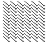 208 Pièces Clous Décoratifs en Métal à Tête Ronde Noire | Fixation Douce des Tissus, Usage pour Tapissiers et Menuisiers, 22mm, Boîte de 100g, Environ