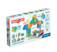 209 Geomag Magicube Re 4 Shapes Little World 25 - Jeux De Construction - Bloc De Construction Magnétique - Cube Magnétique - Unisexe