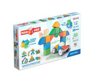 209 Geomag Magicube Re 4 Shapes Little World 25 - Jeux De Construction - Bloc De Construction Magnétique - Cube Magnétique - Unisexe