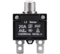 20A 125/250 V Réinitialisation du disjoncteur thermique Détecteur de surcharge de courant pour générateur