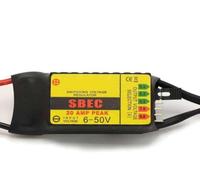 20A HV SBEC Bec Compatible avec RC Drone et Model Airplane Compatible avec Les Batteries Lipo 2-12S 5V 5. Tension de Sortie 5V 6V 7V 9V Aucune Programmation requise YPG