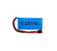 20C A959-B Remplacement de la Batterie Li-polymère pour Wltoys A969-B A979-B K929-B Racing Car Off Road Truck with T Plug(7.4V 2000mAh)