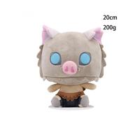 (20cm,4)Demon Slayer Anime Plush Toy Kamado Tanjiro Nezuko Doll