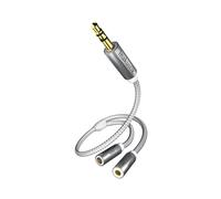 20cm Inakustik Premium Jack Adaptateur pour 2 Casque Audio 3,5mm