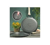 20cm Stone Frying Pan Non-stick Cast Iron Pancake Pan Omelet Pot for Gas Stove Induction Cooker Kitchen Cookware
