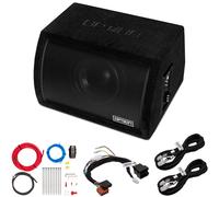 20cm Subwoofer Actif Kit Connexion ISO | OPTION PULSE-8BRA