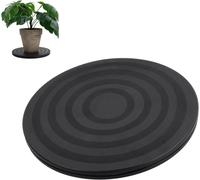 20cm Support Plaque Tournant Rotatif, 360° Pivotant Plateau Tournante avec Roulements à Billes en Acier, Heavy Duty Tourne-Disque Rond Rotatif pour TV Artisanat Plantes à Bonsaï, Noir