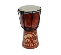 20cm tambour djembé bongo éléphant bois A2