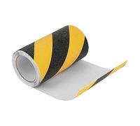 [20cm x 5m] Bande Antidérapante adhésive, Forte Adhésif, Ruban Autocollant Anti-dérapante, pour Intérieur et Extérieur, pour la Sécurité au Travail et la Maison. Bande Sécurité, Noir/Jaune