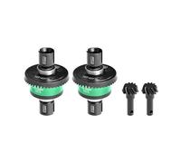 20Crmnti Steel + 7075 Alliage 10/43T Ensemble différentiel complet avant et arrière pour Traxxas 1/8 4WD Sledge Monster Truck Upgrades - Vert