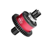 20Crmnti Steel + 7075 Alliage 46T Différentiel complet pour Traxxas 1/8 4WD Sledge Monster Truck 95076-4 mises à niveau - Rouge