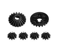 20CrMo Steel Diff Gear Set for 29mm Diff Case for Arrma 1:8 Kraton 6S EXB V2 V6 / Notorious V6 / Outcast 6S / 1:7 Mojave EXB/Big Rock/Talion Upgrade Parts - Black