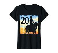 20e Anniversaire Cavalier Amateur de Chevaux Fille 20 Ans T-Shirt