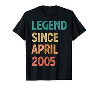 20e anniversaire homme femme légende depuis avril 2005 T-Shirt