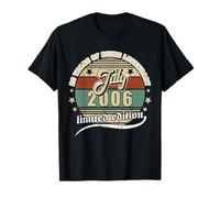 20e Anniversaire Juillet 2006 millésime 20 Ans légendaire T-Shirt