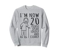 20e Anniversaire pour Lui/Hommes | I'm Now 20 Years Old | 20 Bday Sweatshirt
