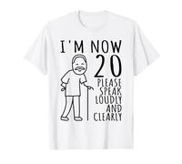 20e Anniversaire pour Lui/Hommes | I'm Now 20 Years Old | 20 Bday T-Shirt