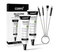 20g Graisse Silicone 2 Tubes de 10g+ 4 Pcs Goupillon De Nettoyage 11cm | pour Machine à Café Automatique Graisse Silicone Universelle,pour Joint Torique,Groupe Café,Machine à Café