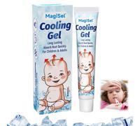 20g Réfrigérant gel, per il raffreddamento immediato in caso di febbre ed emicrania, Alleviare la Stanchezza, muscolari e articolari, Rinfrescare il Caldo Estivo, Gel per bambini a partire da 1 anno