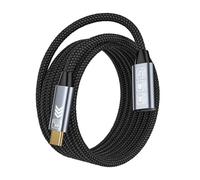 20Gbps Rallonge USB C 3 Mètres,Câble Rallonge USBC 3.2 Gen2x2 240W 5A,Câble d'extension USB Type C Mâle et Femelle 4K@144Hz 5K@60Hz pour Thunderbolt 4,Dell XPS