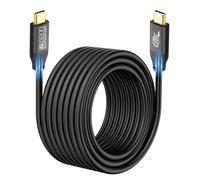 20Gbps USB C 3.2 Gen 2 Cable, Type C 4K@60Hz UHD Video 5A/240W PD3.1 Fast Charge Compatible with Thunderbolt 3/4 for iPhone 16 15Pro MacBook Samsung Galaxy Pixel Dell Monitor (USB C 20G 240W 5M)