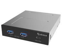 20Gbps Usb-C Panneau Avec Double USB 3.0 Ports - AK-ICR-36