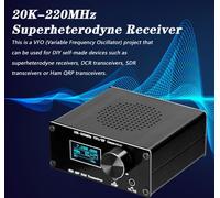 20K-220MHz Récepteur superhétérodyne Radio logicielle HAM QRP Transceiver RF Generator VFO Radio Debugger