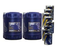20L d'huile moteur MANNOL Diesel TDI 5W-30 4x MANNOL Leak-Stop ADDITIF+Nettoyant moteur