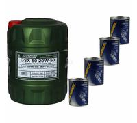 20L fanfaro GSX 50 20W-50 Api Sl/ Cf huile moteur Nettoyant Moteur Motor Flush