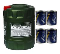 20L FANFARO TRD E6 UHPD 10W-40 API CJ-4 Synthetique Motor Flush