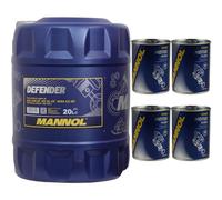 20L MANNOL Defender 10W-40 API SL/CF Huile MN7507-20 Nettoyage Moteur
