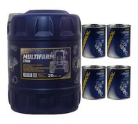 20L MANNOL Huile Moteur SAE10W-30W Multifarm STOU Motorspülung Motor Flush