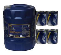 20L MANNOL TS-6 Uhpd Eco 10W-40 APICI-4 / Sl Synthétique Nettoyant Moteur Flush