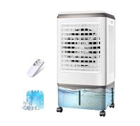 20L Refroidisseur D'Air 3 In 1 avec TéLéCommande, 3 Vitesses, Minuterie 7.5h, Climatiseur Mobile Portables, Refroidisseurs éVaporation pour Maison, Bureau, pour Un Espace De 15 à 20 M²