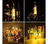 20LED Bouteille de vin Liège Lumières Mini cordon de fée étanche