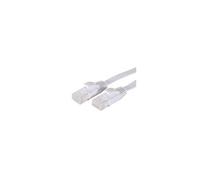 20m câble réseau CAT6 - Premium Quality - RJ45 Plat/Blanc