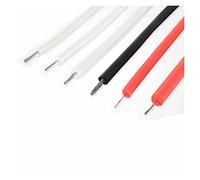 20m fil de cuivre étamé UL3239 Silicone 6KV 10KV 20KV câble haute tension 16awg 18awg 20AWG 22awg 24AWG haute température 150°(Rosso,6KV-18AWG)