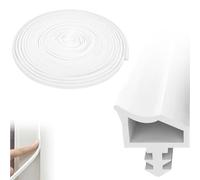 20M Joint Porte Entree MatéRiaux Respectueux Environnement TPE Blanc, Joint Fenetre Isolationanti-Courant Air, Fissures, Réduction Bruit, Boudin Auto Adhésif pour Cadres Porte, Fenêtres, Interstices