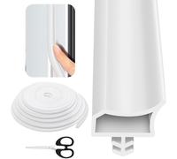20m Joint Porte Fenêtre Isolant Froid Et Phonique,Blanche Caoutchouc Joint De Porte Avec Ciseaux,Joint De Porte D'entrée Pour Isolation Contre L'humidité Et Le Bruit